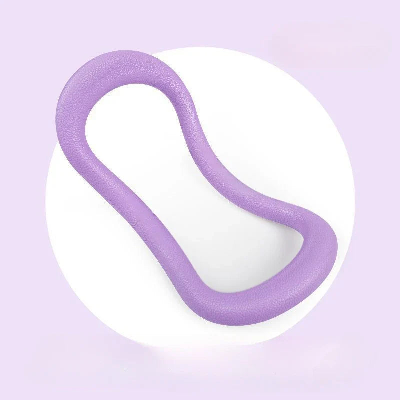 Set of 2 Yoga Rings for Leg, Calves, Calf Pilates, Fitness Circle Equipment for Women, Resistance Stretch Circles Tool with Massage Points, Home Exercise Workout Training Support Sport