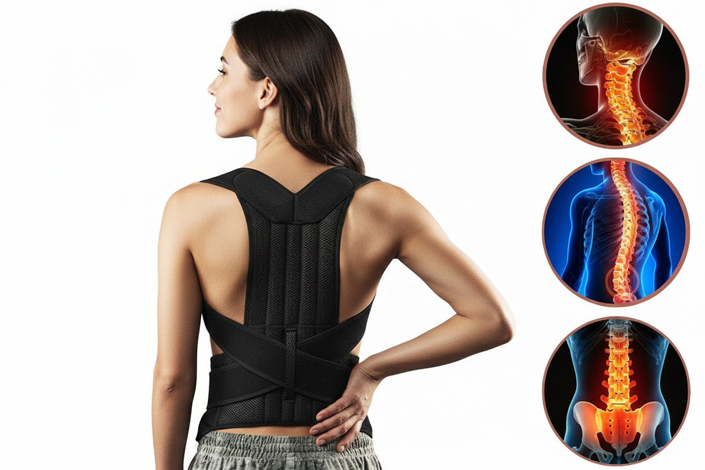 Adjustable Posture Corrector Back Support Shoulder Back Brace Posture Correction Spine Posture Corrector Postural Fixer Tape