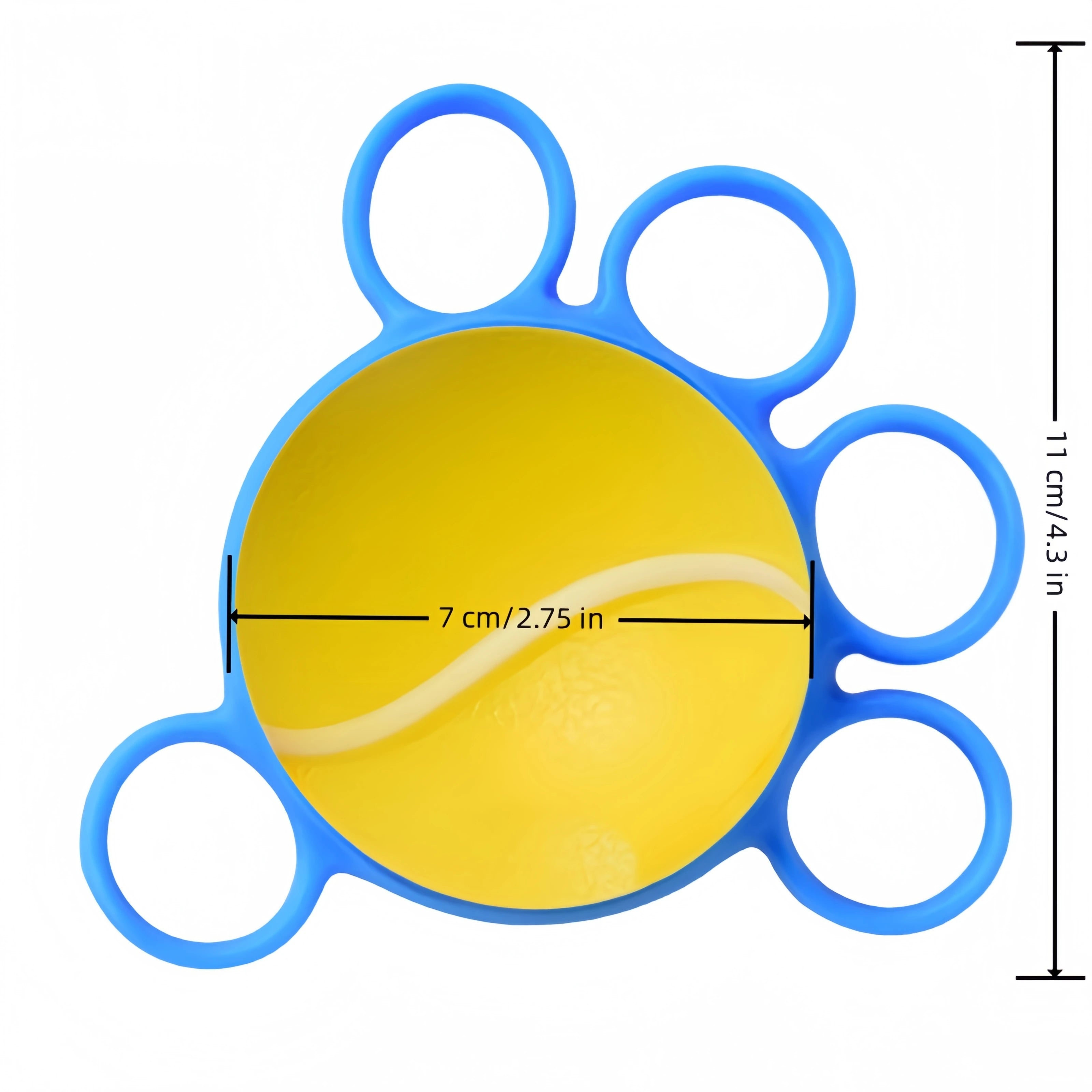 Hand Grip Strength Training Ball Finger Exerciser Rehabilitation Sports Equipment for Grip Strength and Hand Dexterity