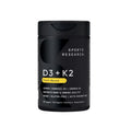 Sports Research® Vitamin D3 + K2 with 10,000Iu of Plant-Based D3 & 100Mcg of Vitamin K2 as MK-7 | Non-Gmo Verified & Vegan Certified 60Ct